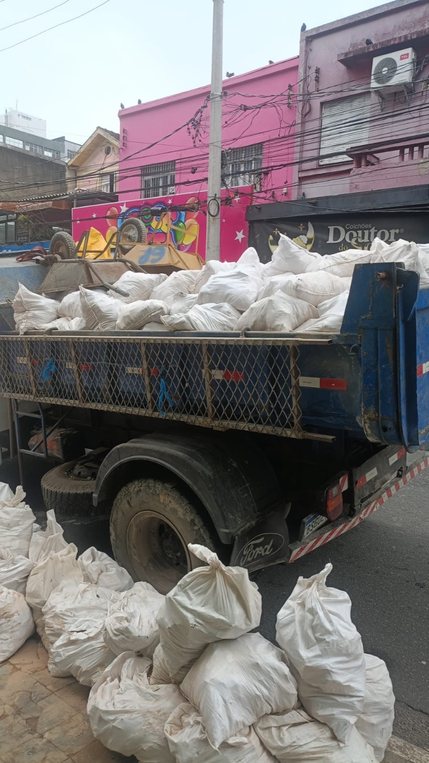 Retirada de entulho - obra 2